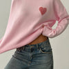 Pink Heart Knit Sweater 💖🩷