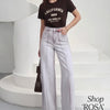 Rosa zeo denim wide legs