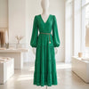 Emerald Grace Maxi Dress