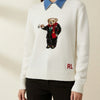Ralph lauren knit red/denim bear